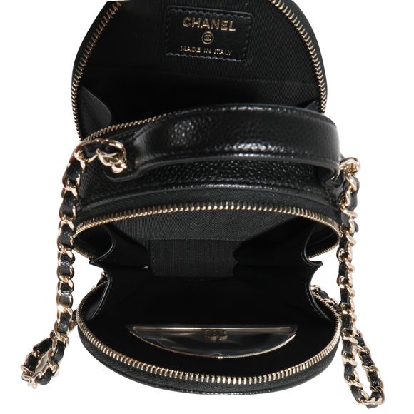 Chanel Black Quilted Caviar Handle With Care Vanity Bag - Picture 8 of 9